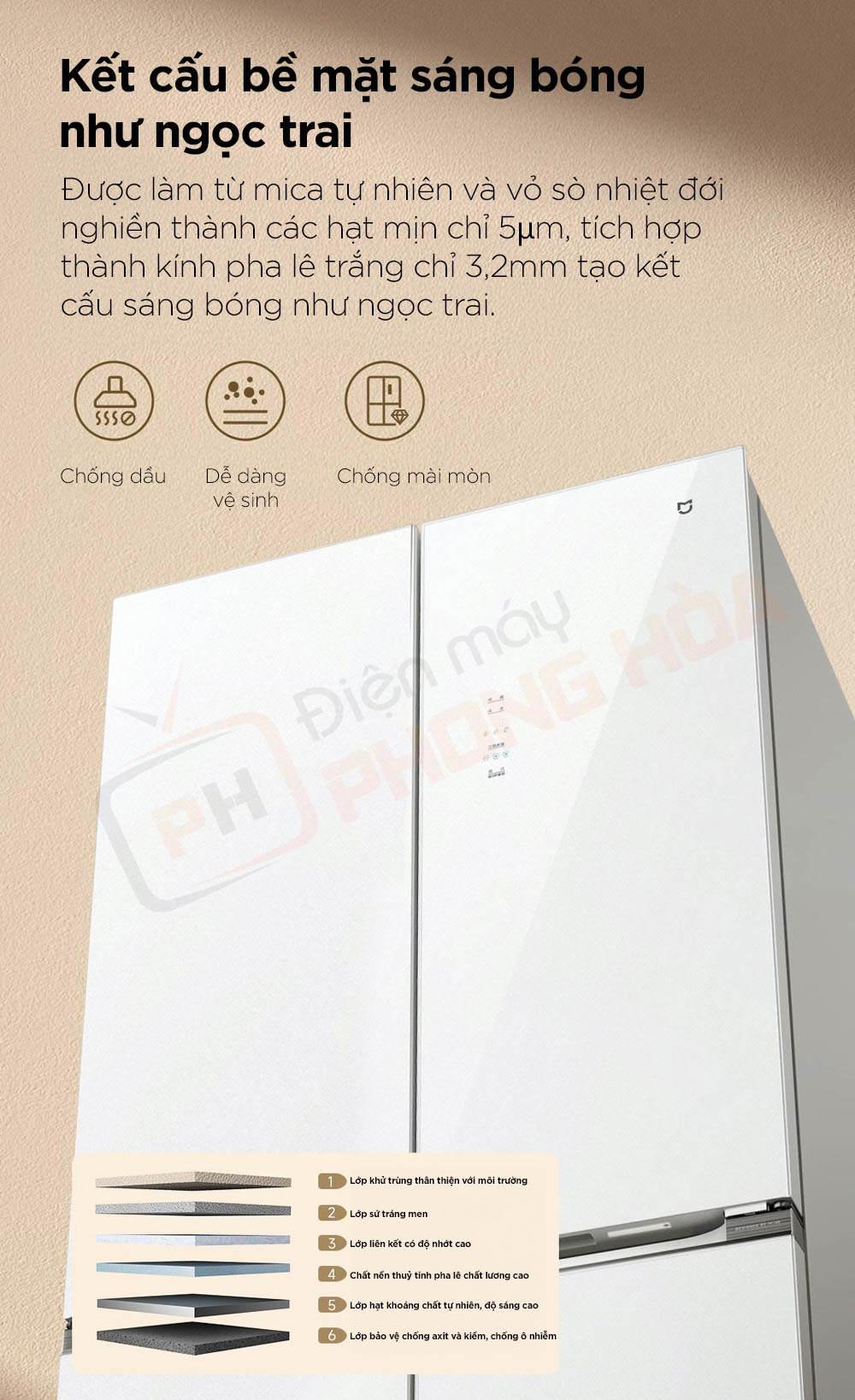 xiaomi mijia 508l 4 Tủ lạnh 4 cánh Xiaomi Mijia 508L BCD-508WGBI