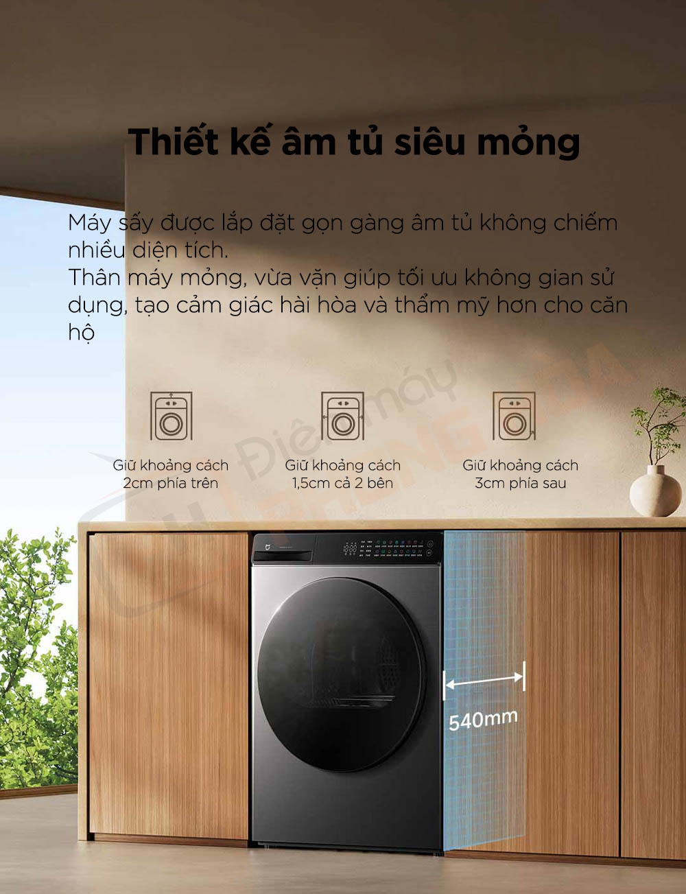 xiaomi mijia mj105 11 Máy sấy Xiaomi Mijia MJ105 10kg