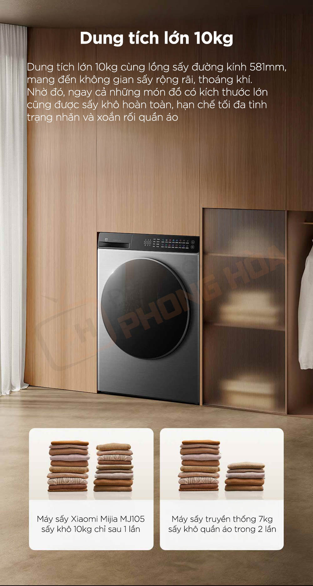 xiaomi mijia mj105 12 Máy sấy Xiaomi Mijia MJ105 10kg