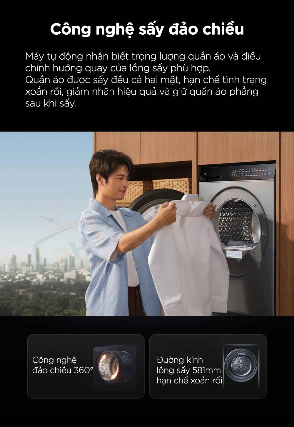 xiaomi mijia mj105 13 Máy sấy Xiaomi Mijia MJ105 10kg