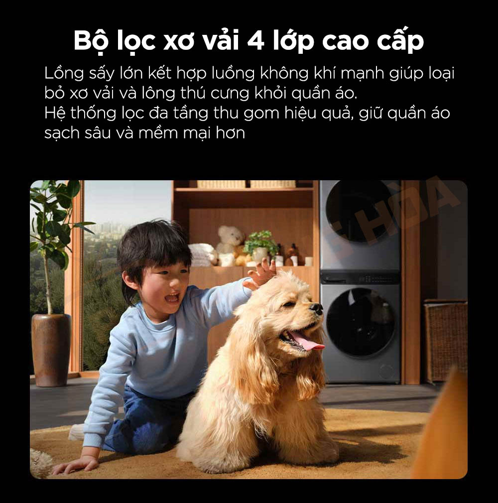 xiaomi mijia mj105 17 Máy sấy Xiaomi Mijia MJ105 10kg