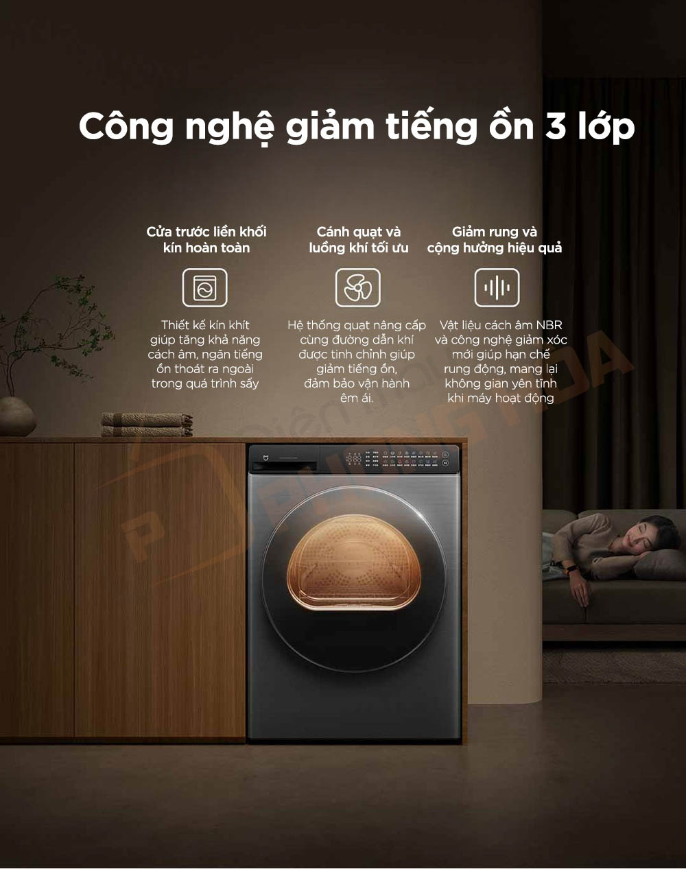 xiaomi mijia mj105 21 Máy sấy Xiaomi Mijia MJ105 10kg
