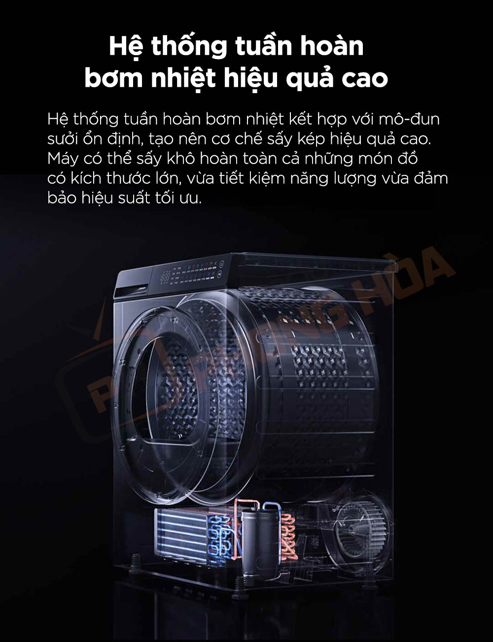 xiaomi mijia mj105 9 Máy sấy Xiaomi Mijia MJ105 10kg