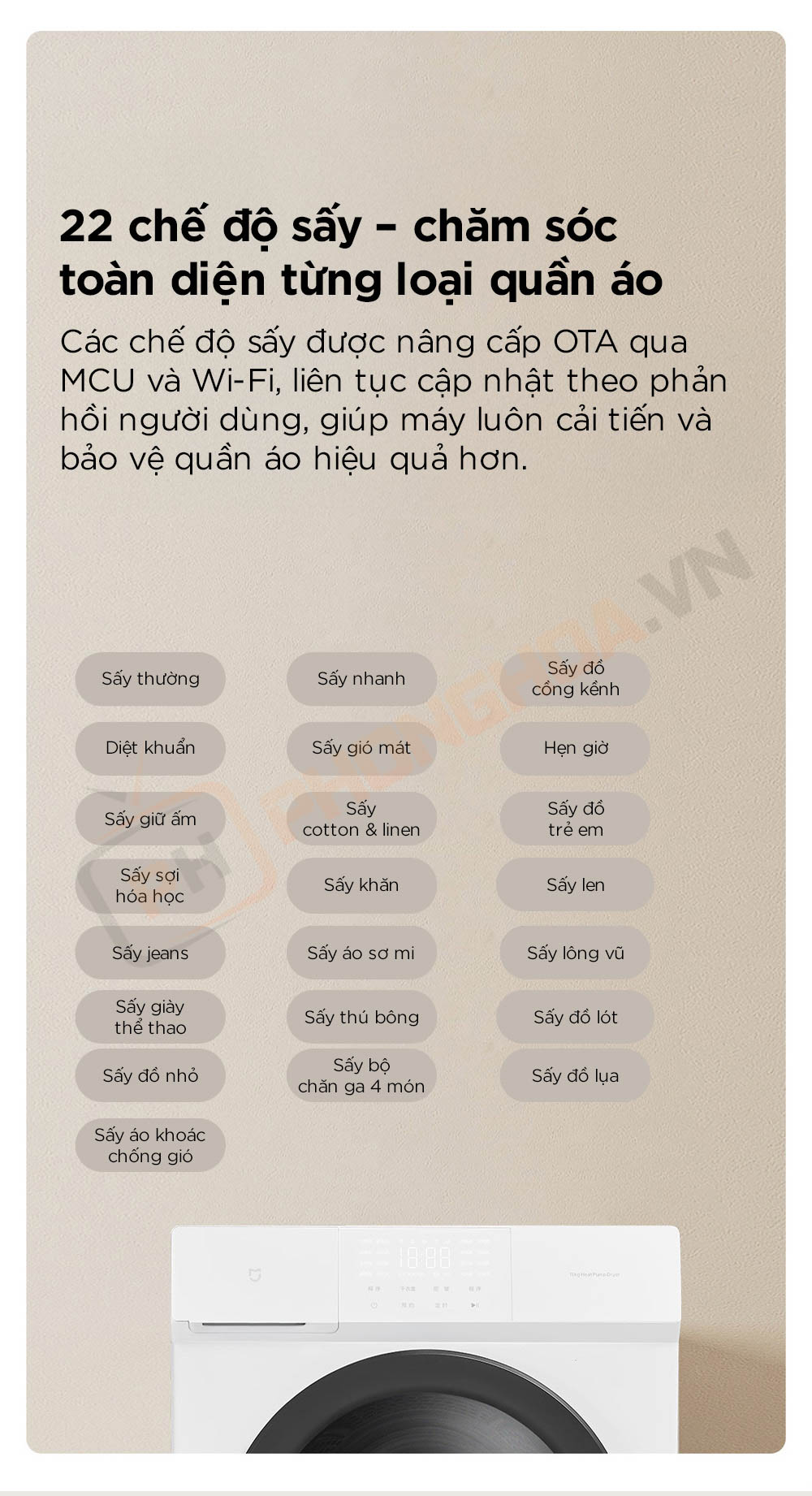 heat pump xiaomi mijia mj101 10kg 5 Heat Pump Xiaomi Mijia MJ101 10kg