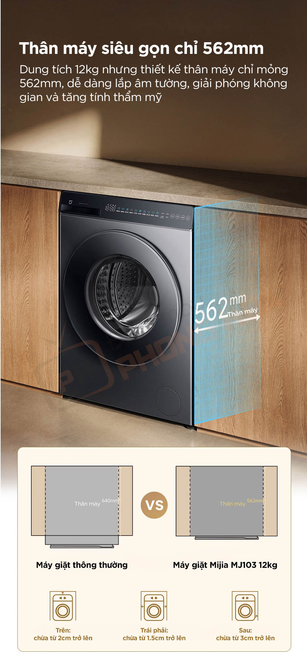 may giat mj 103 8 máy giặt MJ103 12kg thân máy siêu gọn