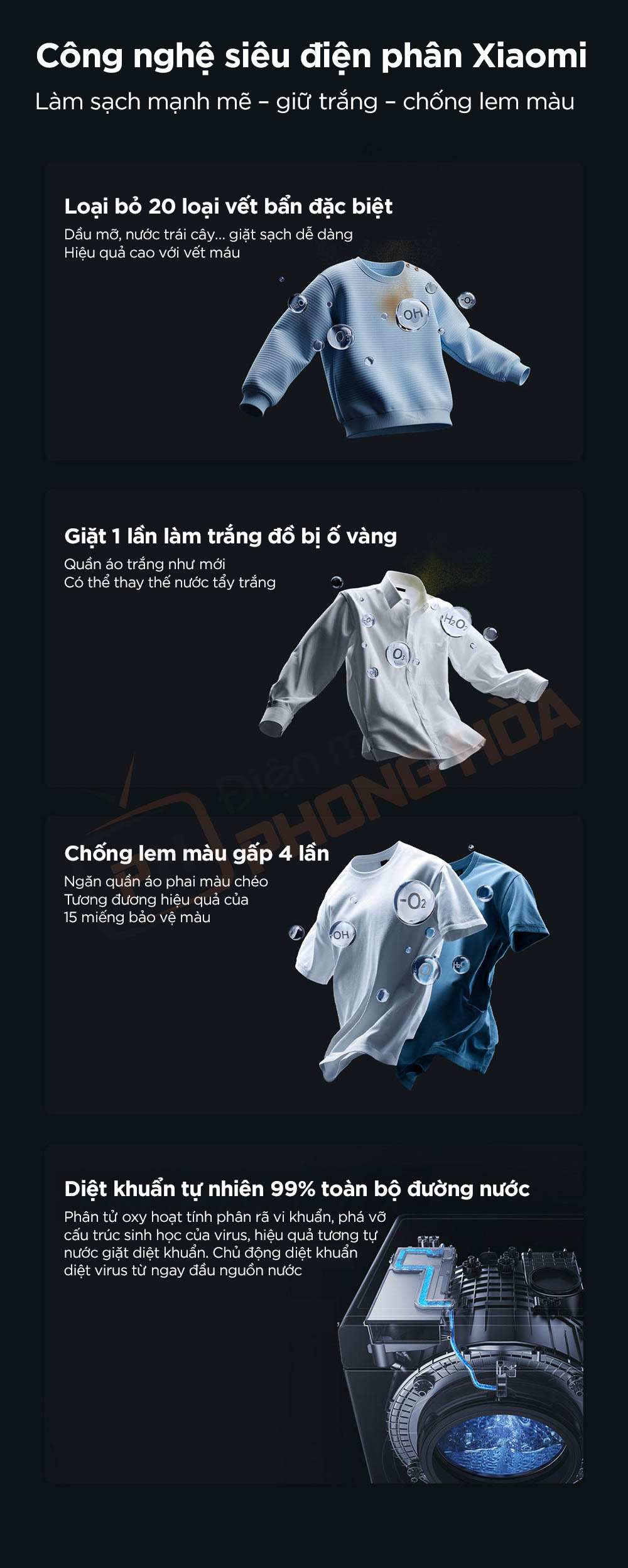 may giat xiaomi mijia pro mj101 5 Máy giặt Xiaomi Mijia Pro MJ101