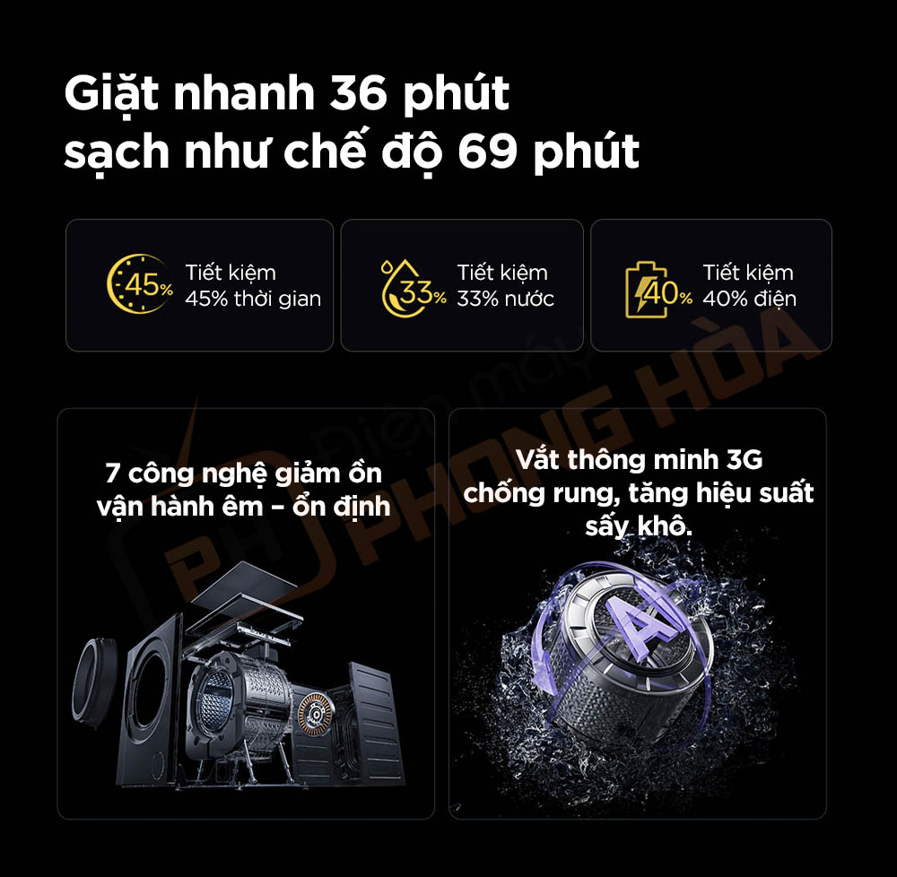 may giat xiaomi mijia pro mj101 9 Máy giặt Xiaomi Mijia Pro MJ101