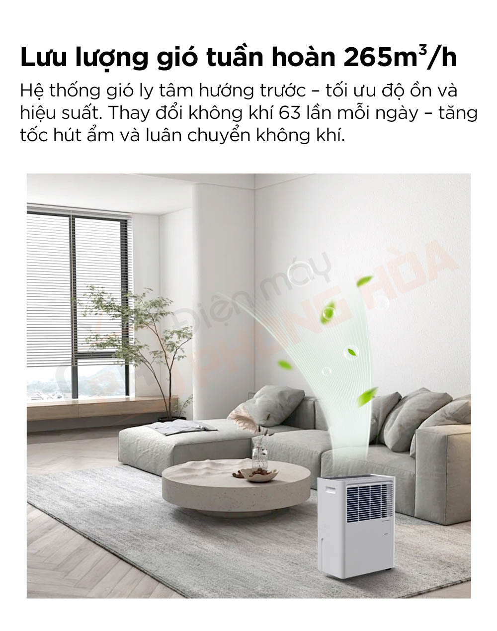 may hut am vino 40l 3 Máy hút ẩm VINO 40L