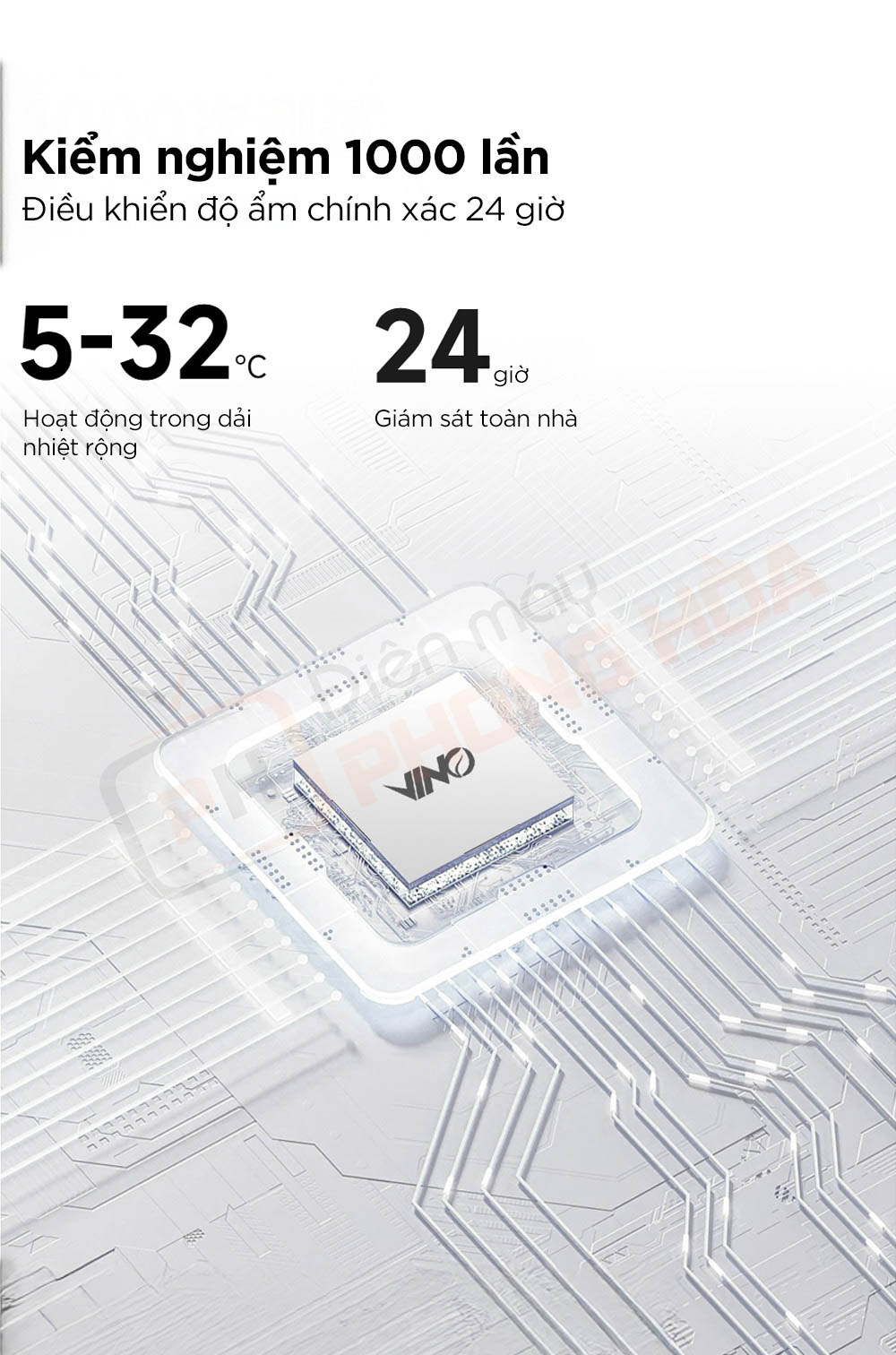 may hut am vino 40l 4 Máy hút ẩm VINO 40L