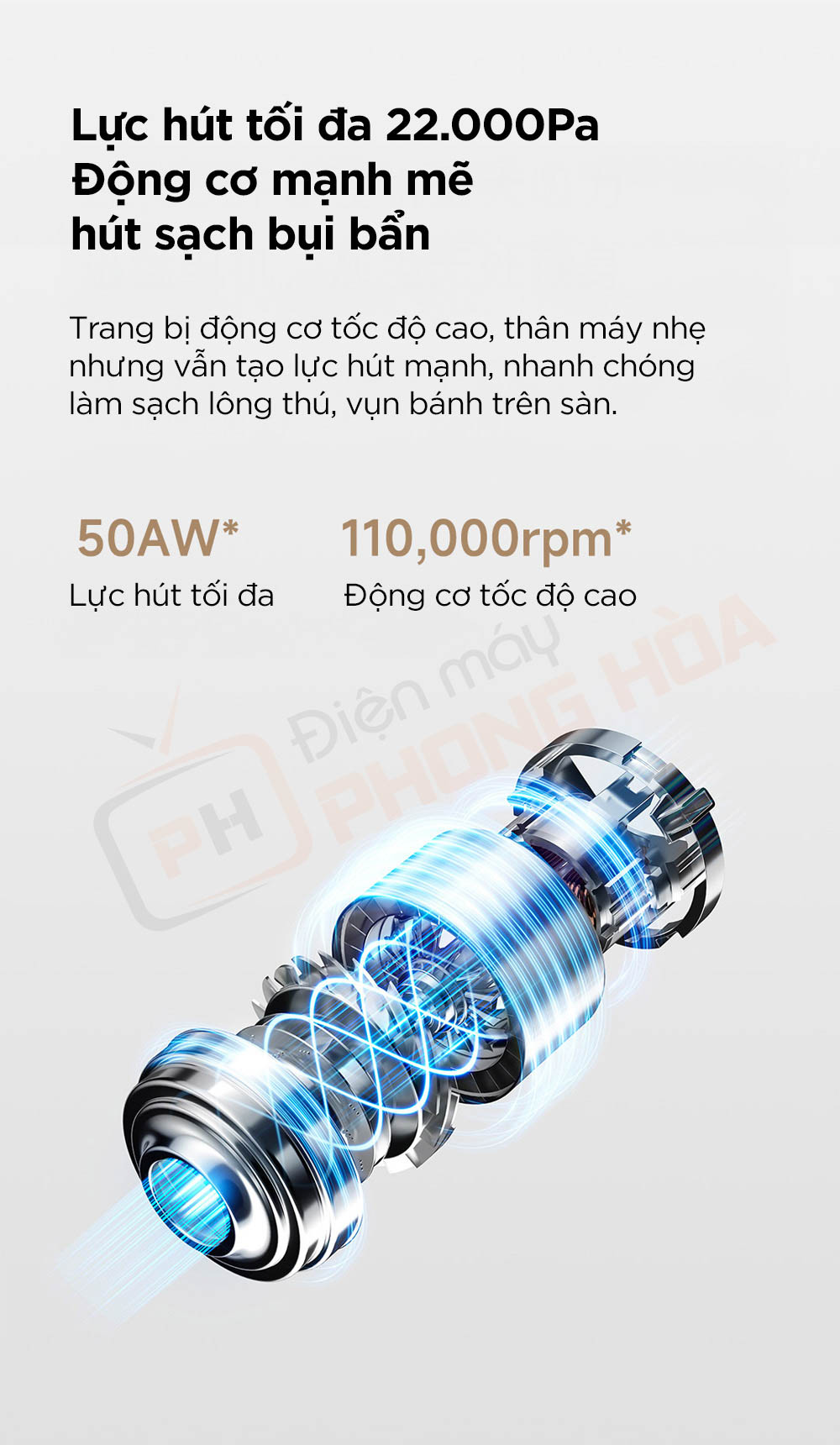 may hut bui cam tay xiaomi mijia e204 3 Máy hút bụi cầm tay Xiaomi Mijia E204