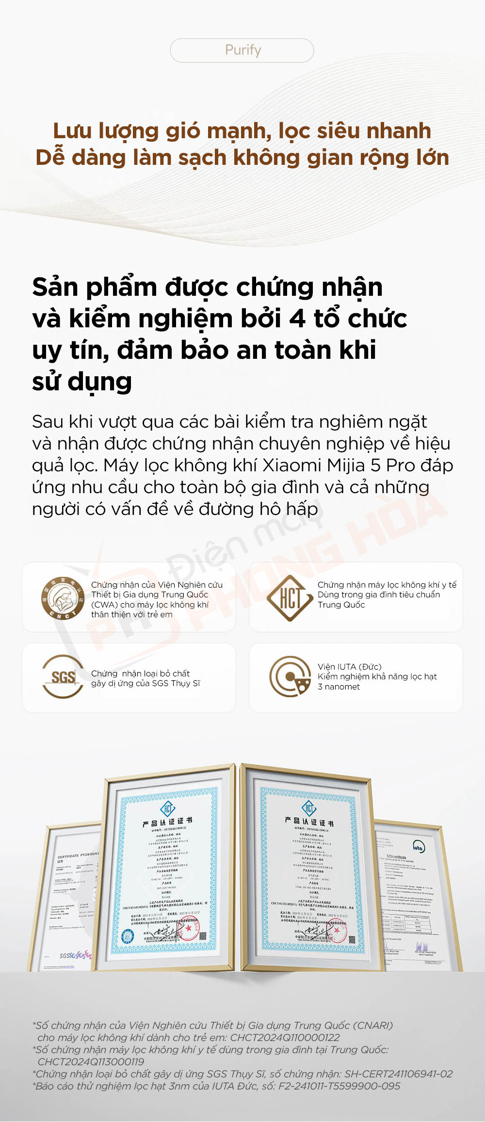 may loc khong khi mijia 5 pro 3 máy lọc không khí mijia 5 pro giải vàng chất lượng