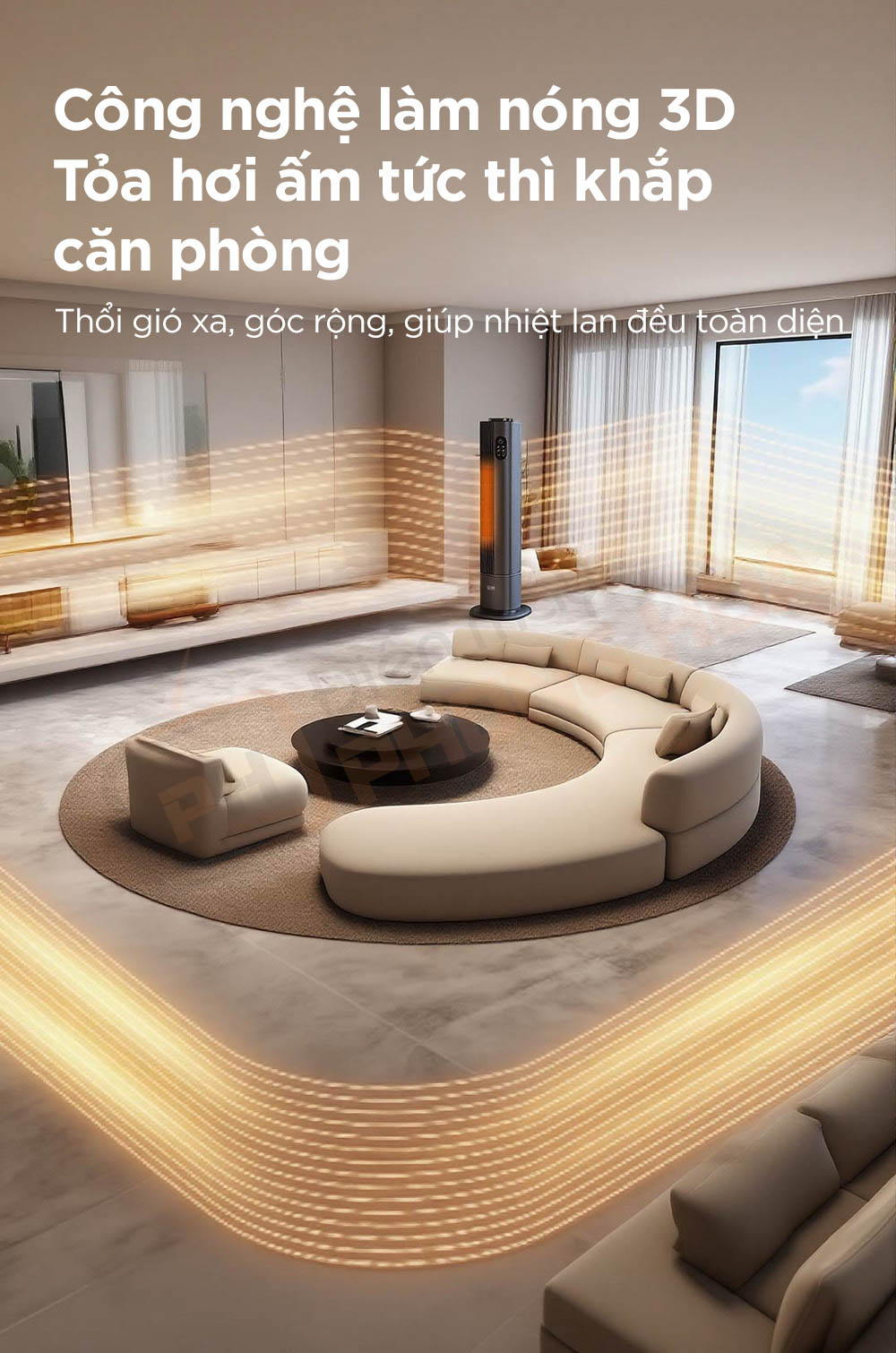 may suoi beion n900 pro graphene 7 Máy sưởi Beion N900 Pro Graphene