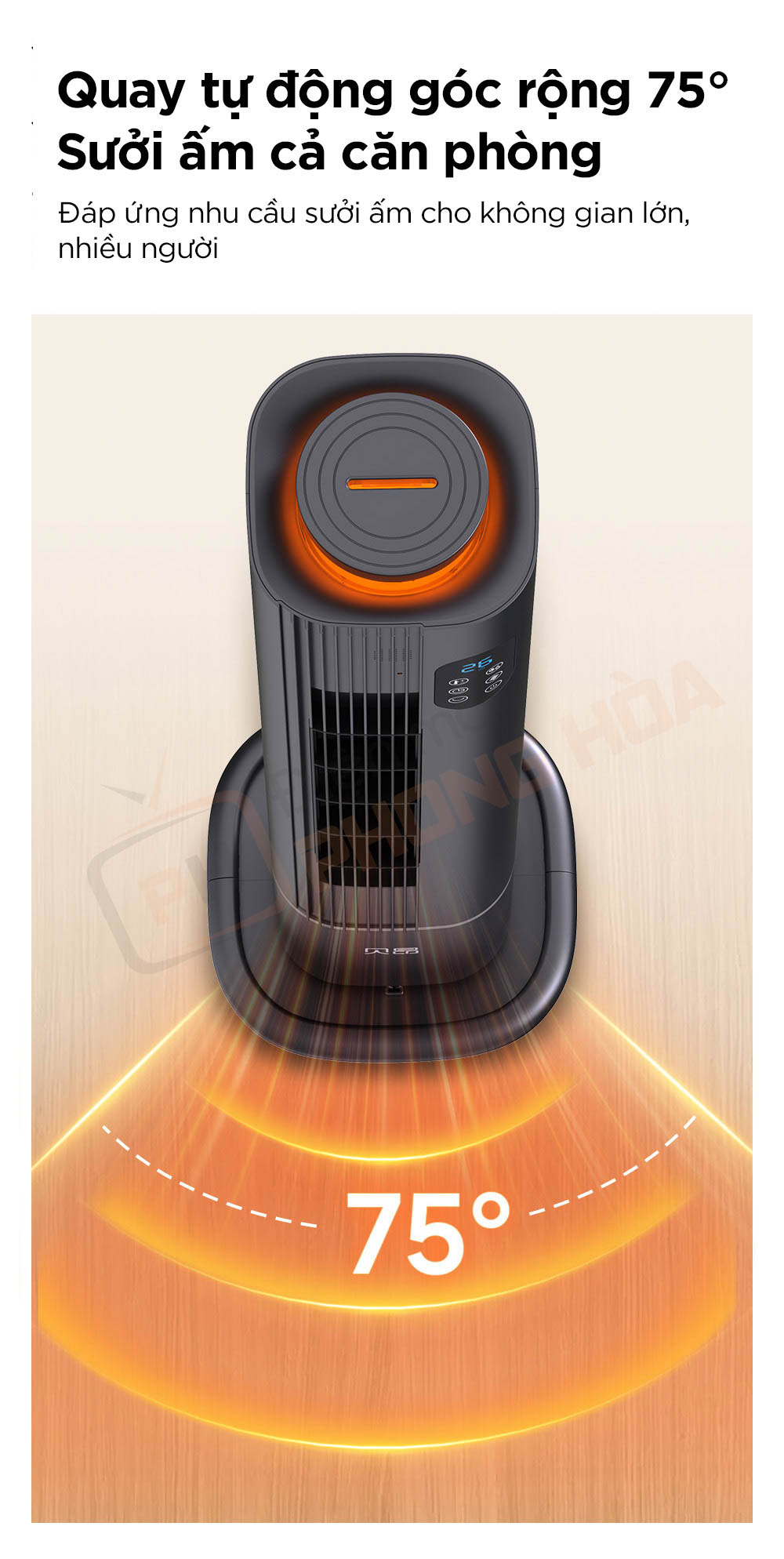 may suoi beion n900 pro graphene 8 Máy sưởi Beion N900 Pro Graphene