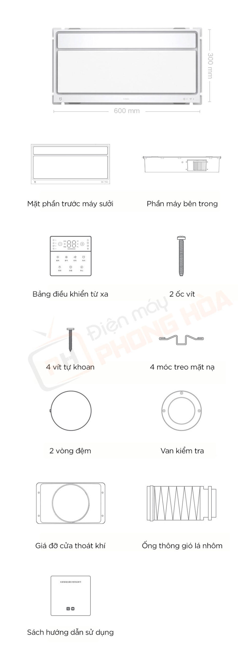 may suoi nha tam xiaomi mijia s1 14 scaled Máy sưởi nhà tắm Xiaomi Mijia S1