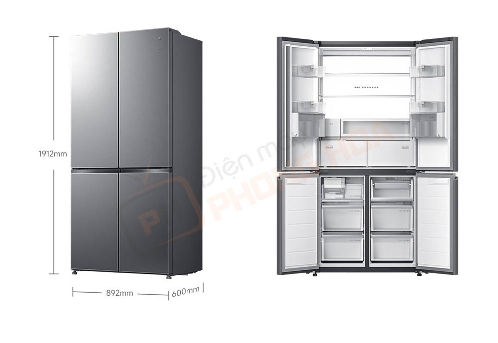 tu lanh 4 canh xiaomi mijia 560l pro 1 Tủ lạnh 4 cánh Xiaomi Mijia 560L Pro