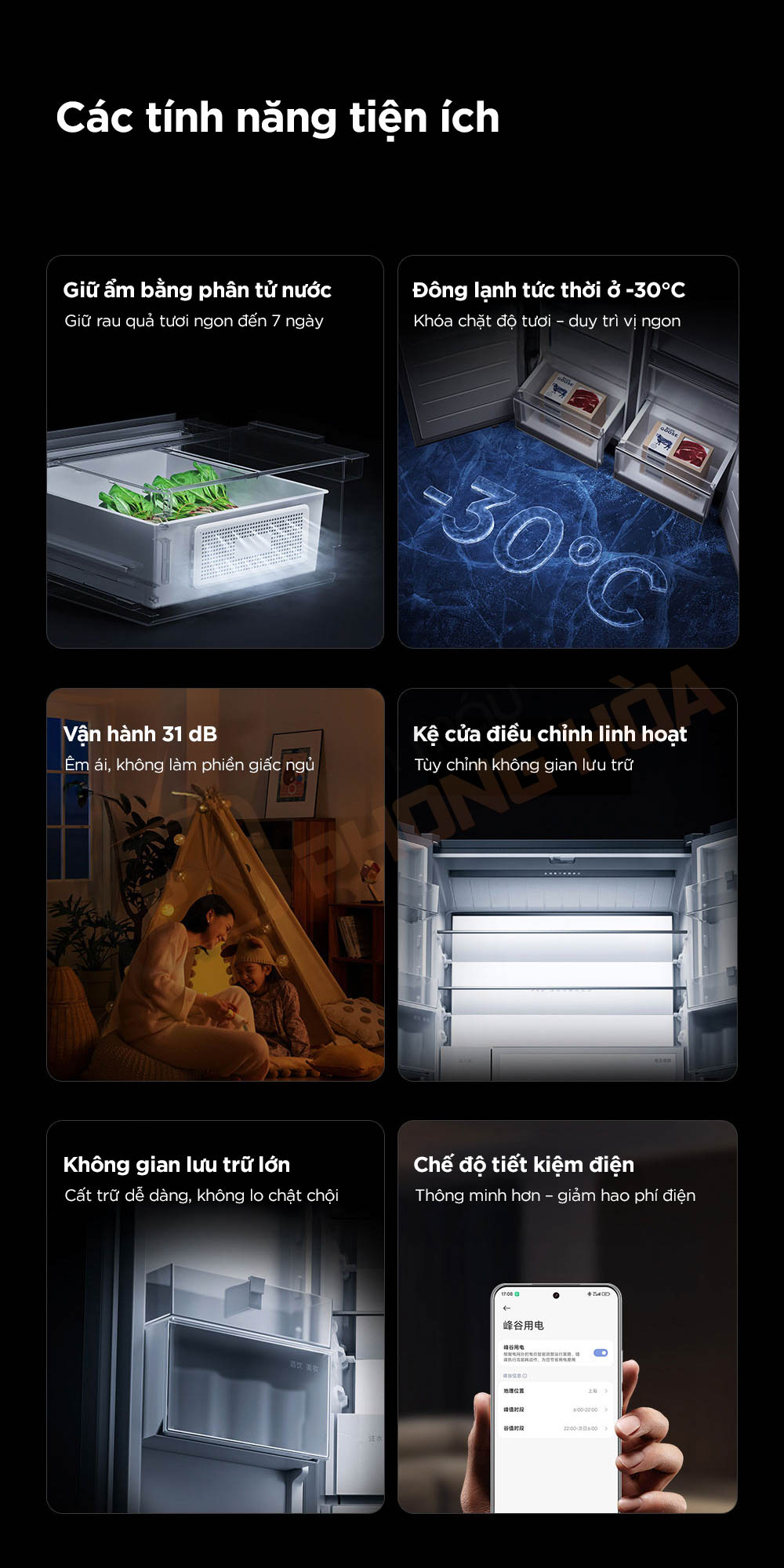 tu lanh 4 canh xiaomi mijia 560l pro 16 Tủ lạnh 4 cánh Xiaomi Mijia 560L Pro