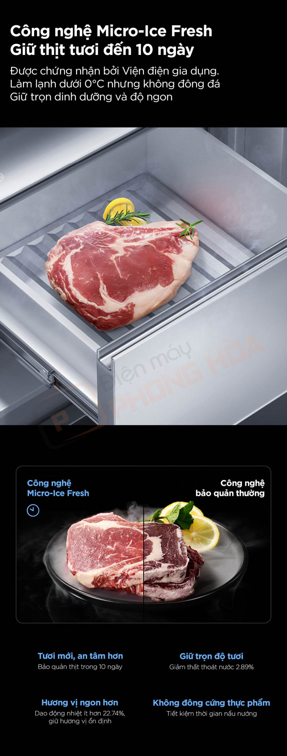 tu lanh 4 canh xiaomi mijia 560l pro 4 scaled Tủ lạnh 4 cánh Xiaomi Mijia 560L Pro