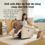Ghế sofa điện da thật đa chức năng 8H B12