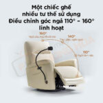 Ghế sofa điện da thật đa chức năng 8H B12