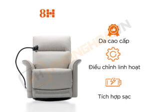 Ghế sofa điện da thật đa chức năng 8H B12