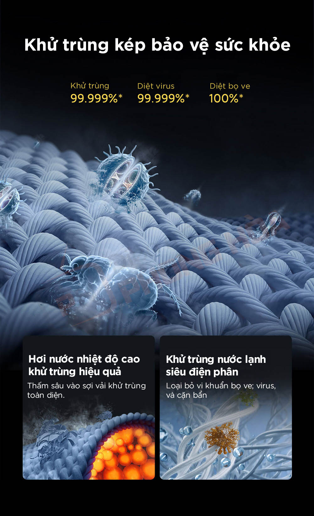 may giat mijia MJ105 pro 10 máy giặt mijia 105pro hỗ trợ khử trùng kép