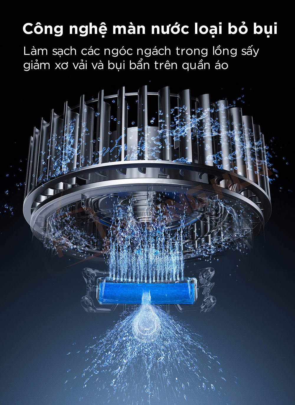 may giat mijia MJ105 pro 21 máy giặt mijia 105pro công nghệ màn nước