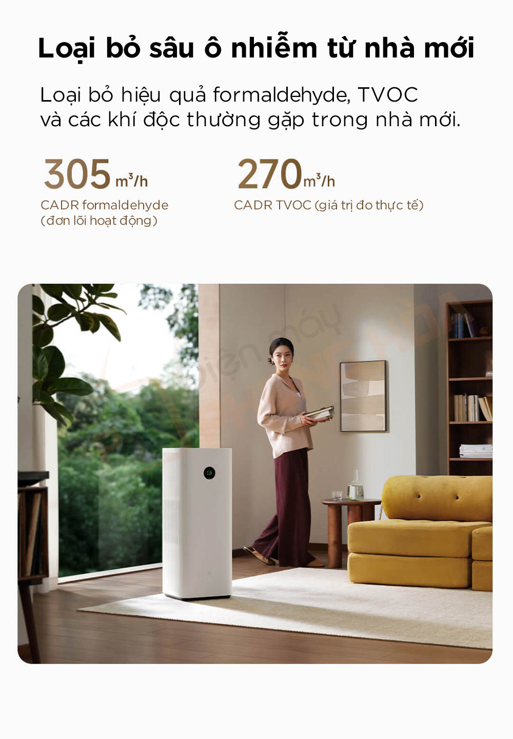 may loc khong khi xiaomi air purifier 6 pro 9 Máy lọc không khí Xiaomi Air Purifier 6 Pro
