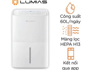 Máy hút ẩm kiêm lọc không khí Lumias D6S-60L
