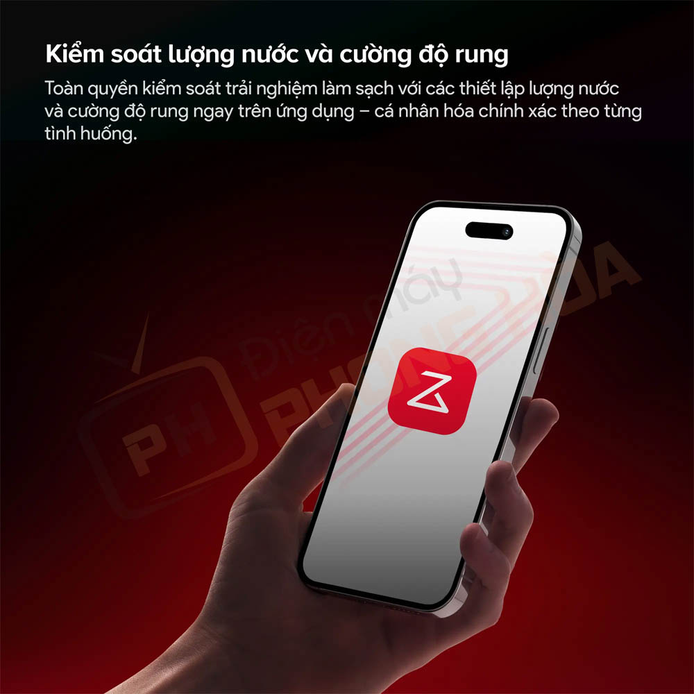 robot hut bui lau nha roborock saros 20 sonic 16 Kết nối thông minh qua App Roborock